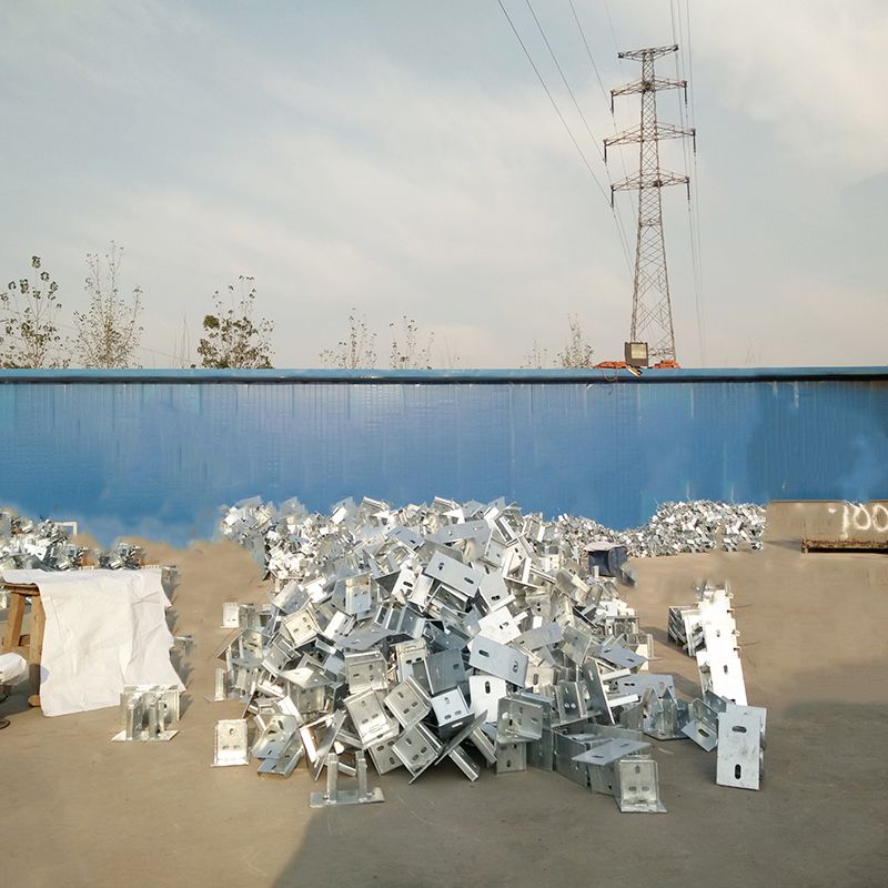 Front and rear supports of photovoltaic brackets