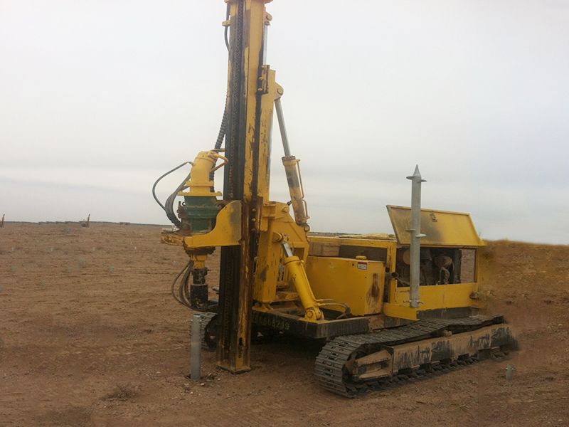 Screw pile driver